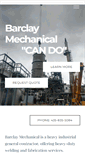 Mobile Screenshot of barclaymechanical.com